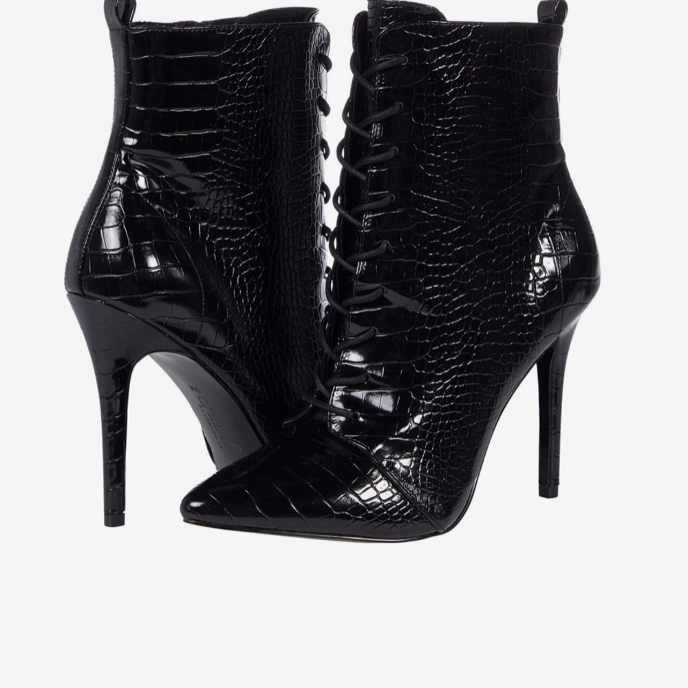 COPY - * Brand New* Charles David
Passe Croc-Embossed Booties, Size 9.5
